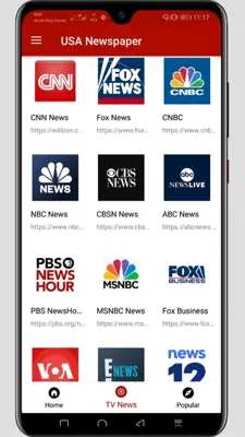All Newspaper for USA, Breaking news For USA android App screenshot 0
